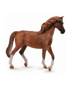 Фигурка лошади Кобыла Арабская каштановая 1:12, Deluxe в подарочной упаковке Collecta