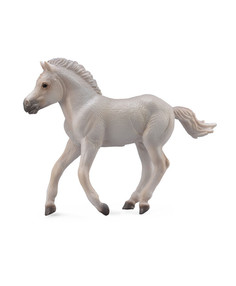 Фигурка лошади Жеребёнок Фьордской лошади серый, М Collecta