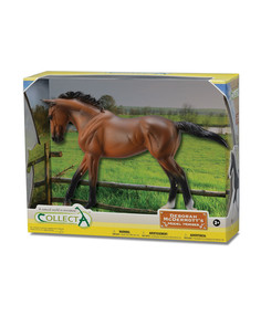 Фигурка лошади Кобыла Чистокровная гнедая 1:12, Deluxe в подарочной упаковке Collecta
