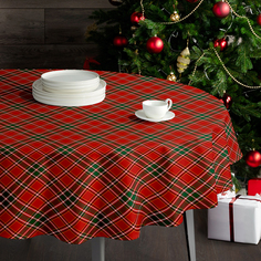 Скатерть English Christmas круглая Cozy Home