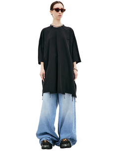 Оверсайз футболка с логотипом Vetements