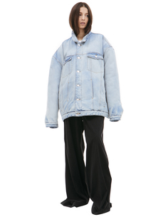 Джинсовая куртка на пуговицах Vetements