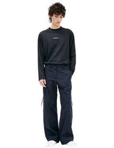 Хлопковые брюки-карго Jil Sander