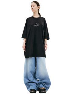 Оверсайз футболка с логотипом Vetements