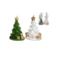 Свеча Gerimport Ny праздничная ёлка 8,5х13,5 см в ассортименте