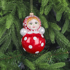 Игрушка ёлочная Snow and Stars неваляшка