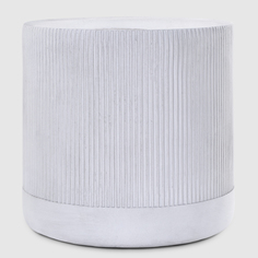 Горшок для цветов L&t pottery цилиндр белый антик 43х43х43 см