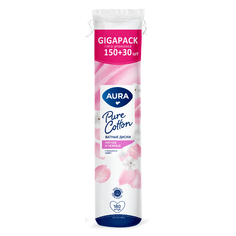 Ватные диски 180 шт Aura Beauty 180 шт
