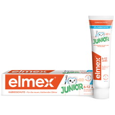 Зубная паста детская Elmex Junior защита от кариеса, для детей от 6 до 12 лет, 75 мл
