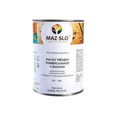 Масло универсальное с воском MAZ-SLO бесцветное 1л