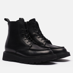 Мужские ботинки Woolrich High Paraboot Leather, цвет чёрный, размер 44 EU
