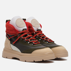 Женские ботинки Woolrich Retro Hiking Nubuck/Suede, цвет зелёный, размер 39.5 EU