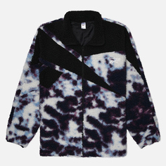 Мужская флисовая куртка Reebok Vector Icon High-Pile Fleece, цвет чёрный, размер XXL