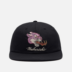 Кепка maharishi Tibetan Panther 6 Panel, цвет чёрный