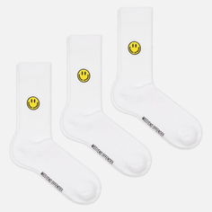 Комплект носков Weekend Offender Smiley Sports 3-Pack, цвет белый, размер 41-45 EU