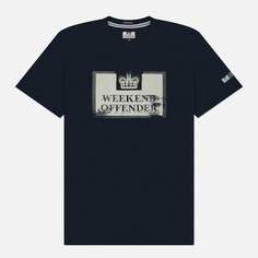 Мужская футболка Weekend Offender Bonpensiero, цвет синий, размер S
