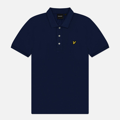 Мужское поло Lyle & Scott Plain Regular Fit, цвет синий, размер S
