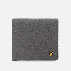 Шарф Lyle & Scott Racked Rib, цвет серый