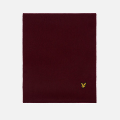 Шарф Lyle & Scott Lambswool, цвет бордовый