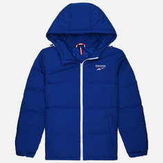 Мужской пуховик Reebok Vector Back Stretch Puffer, цвет синий, размер XL