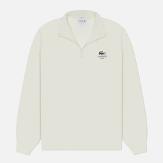 Мужская толстовка Lacoste High Neck Zip-Up Print, цвет белый, размер XL