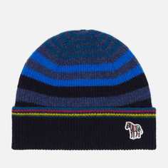 Шапка Paul Smith Zebra Stripe, цвет синий