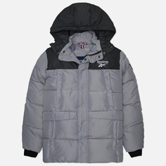 Мужская куртка парка Reebok Puffer, цвет серый, размер XXL