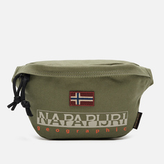 Сумка на пояс Napapijri Hering Geographic Logo, цвет оливковый