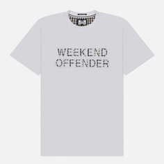 Мужская футболка Weekend Offender Tornaco Logo, цвет белый, размер S