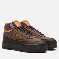 Женские ботинки Reebok Club C Geo Mid, цвет коричневый, размер 37 EU
