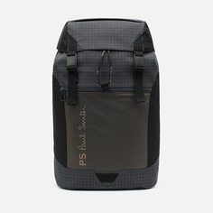 Рюкзак Paul Smith Ripstop Reflective Check, цвет серый