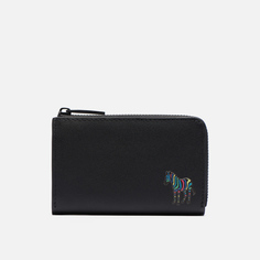 Кошелек Paul Smith Broad Stripe Zebra Zip, цвет чёрный