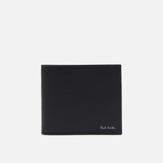 Кошелек Paul Smith Signature Stripe Balloon Billfold Coin, цвет чёрный