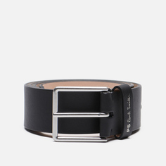 Ремень Paul Smith Stripe Stitch, цвет чёрный, размер 34