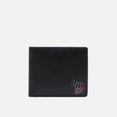 Кошелек Paul Smith Stripe Zebra Billfold, цвет чёрный