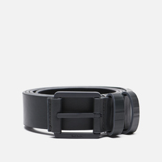 Ремень Paul Smith Shadow Stripe Tonal Embossed, цвет серый, размер 32
