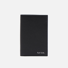 Кошелек Paul Smith Signature Stripe Balloon Credit Card, цвет чёрный