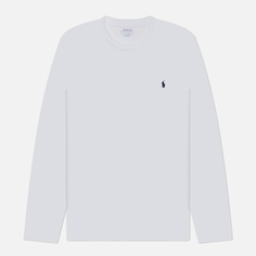 Мужской лонгслив Polo Ralph Lauren BCI Liquid Cotton Sleep Top Crew Neck, цвет белый, размер L