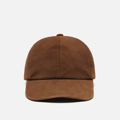 Кепка Paul Smith Suede, цвет коричневый