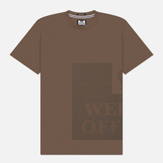 Мужская футболка Weekend Offender Ryan AW24, цвет коричневый, размер L