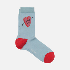 Носки Paul Smith Glinda Heart, цвет голубой, размер 35-40 EU