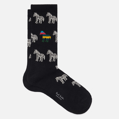 Носки Paul Smith Enzo Zebra, цвет чёрный, размер 40-46 EU