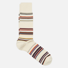 Носки Paul Smith Flavio Signature Stripe, цвет бежевый, размер 40-46 EU