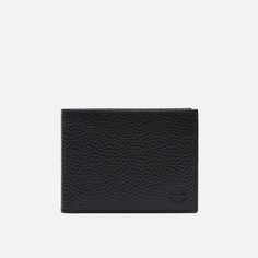 Кошелек Timberland Large Bifold Leather, цвет чёрный