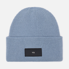 Шапка Y-3 Classic Woven Label, цвет голубой