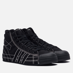 Мужские кеды Y-3 Nizza Hi, цвет чёрный, размер 43.5 EU