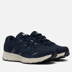 Мужские кроссовки Salomon Advanced X-Mission 4 Suede, цвет синий, размер 40.5 EU