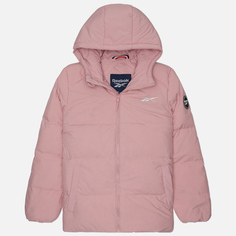 Женский пуховик Reebok Stretch Puffer, цвет розовый, размер L