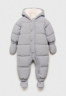 Комбинезон утепленный, варежки и пинетки Mango Kids