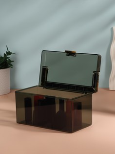 Органайзер для хранения, с ручкой, 21,5 × 12 см, цвет зеленый/золотистый Queen Fair